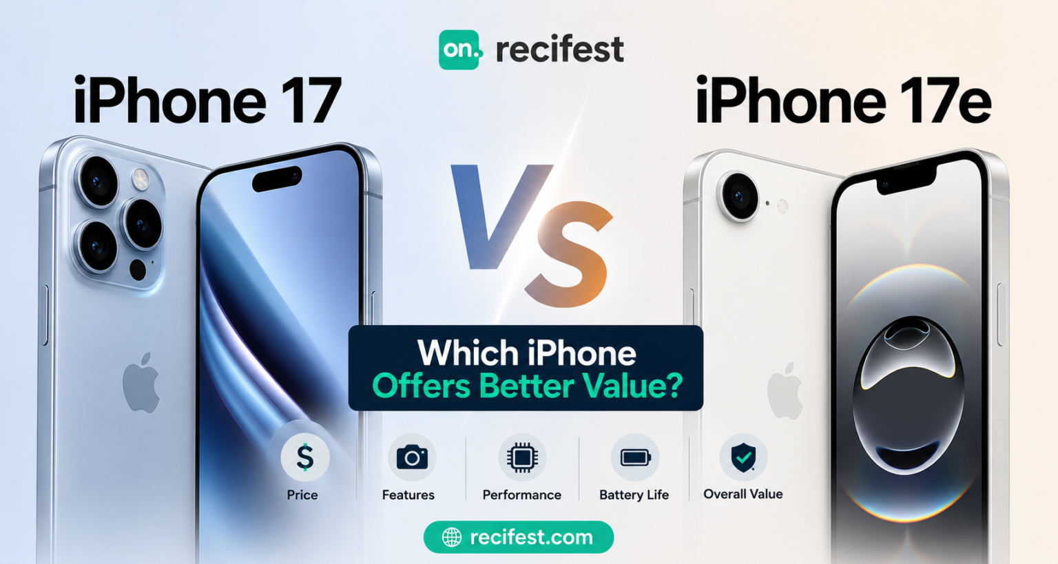 iPhone 17 vs iPhone 17e: Which iPhone Offers Better Value? 17 vs iPhone 17e