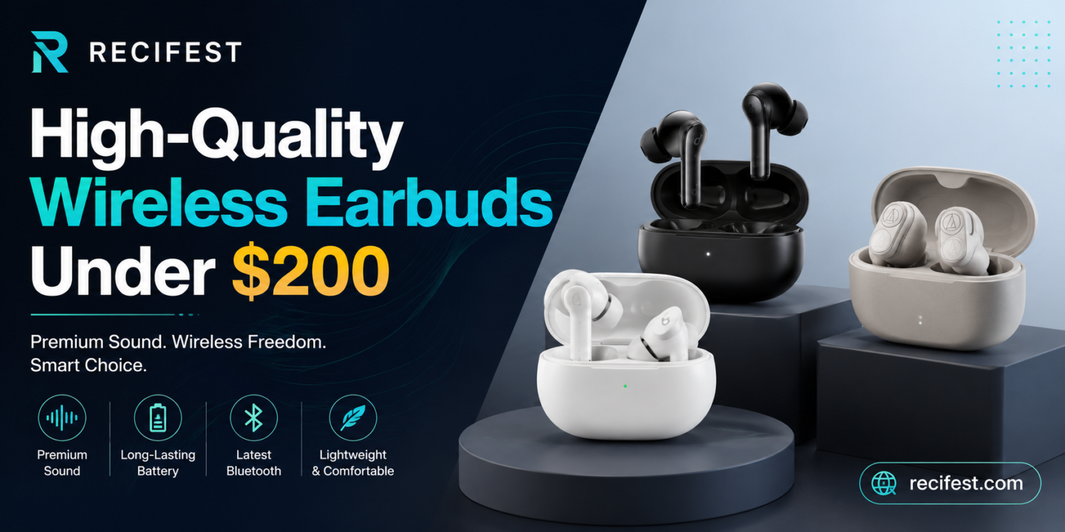 Best wireless Earbuds Under $200 High-Quality Wireless Earbuds Under $200