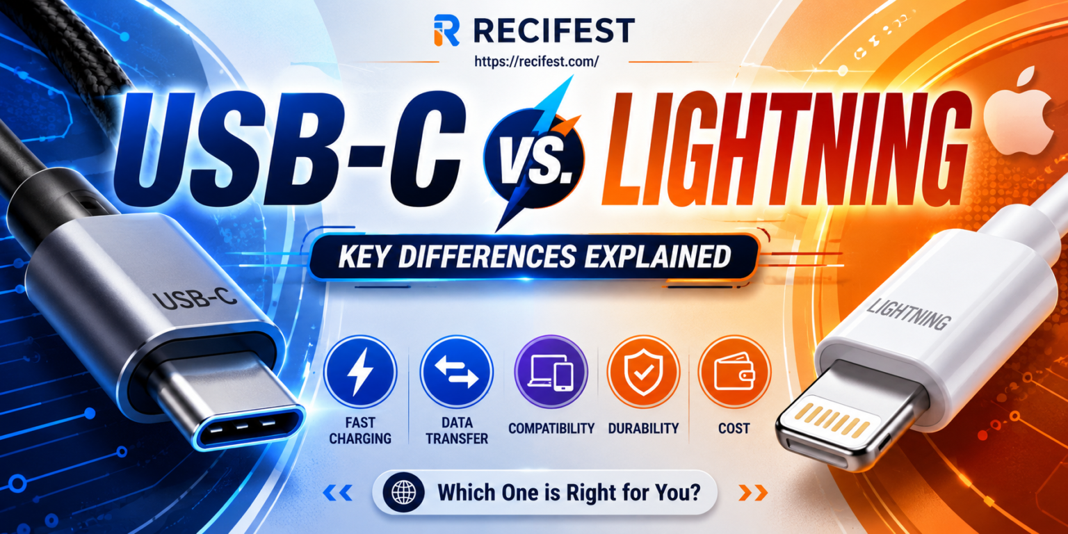 USB-C vs. Lightning: Key Differences Explained USB-C vs. Lightning